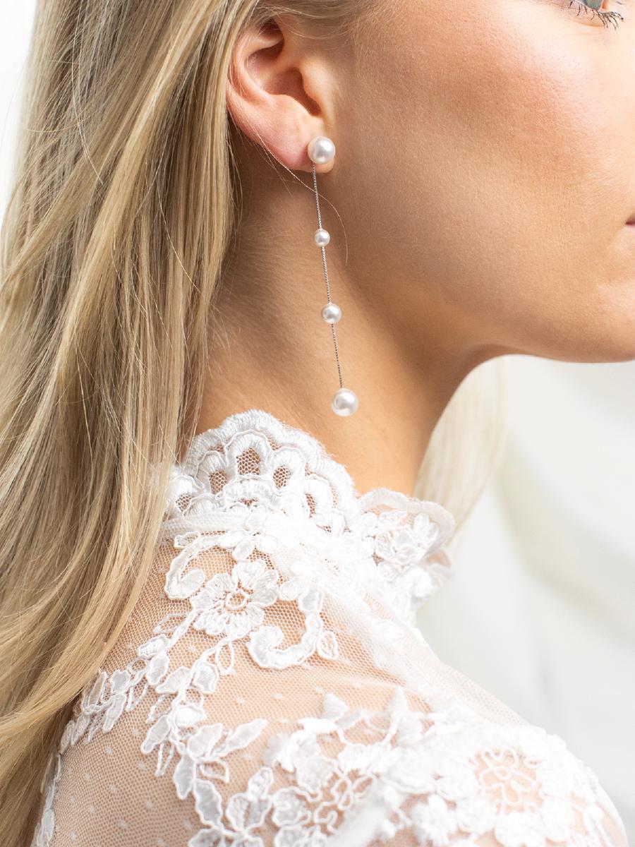 Abrazi Wedding Earrings Pearls