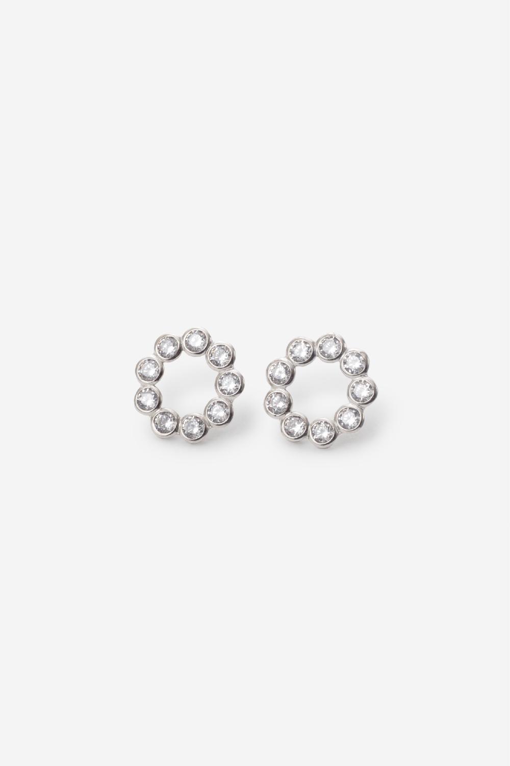 Callie Earrings, Women, Silver