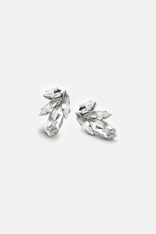 Liz Earrings, Women, Silver