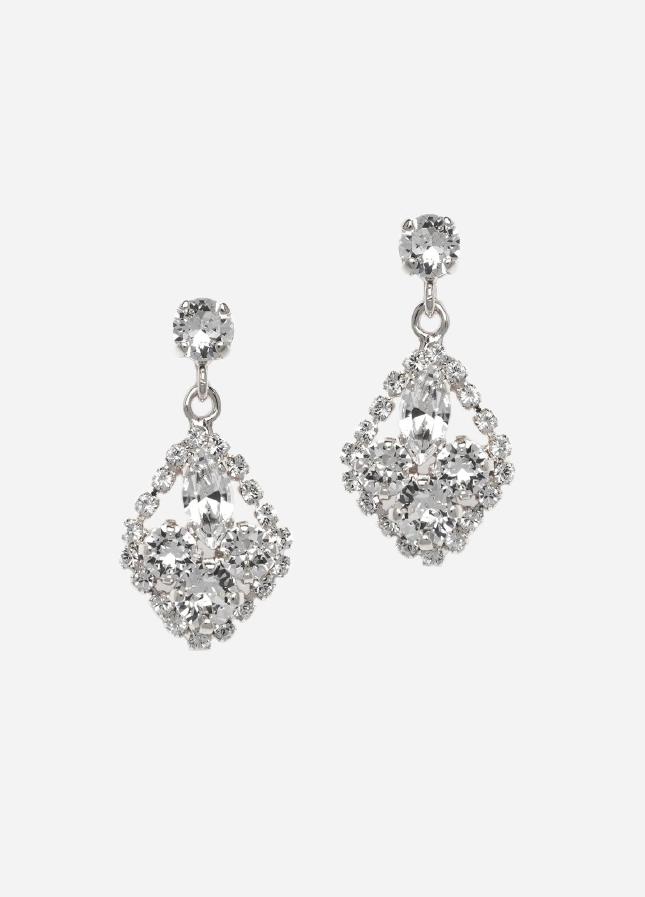 Adele Earrings, Women, Silver