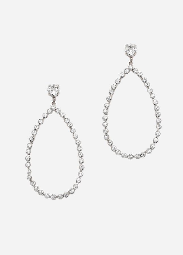 Nina Earrings, Women, Silver