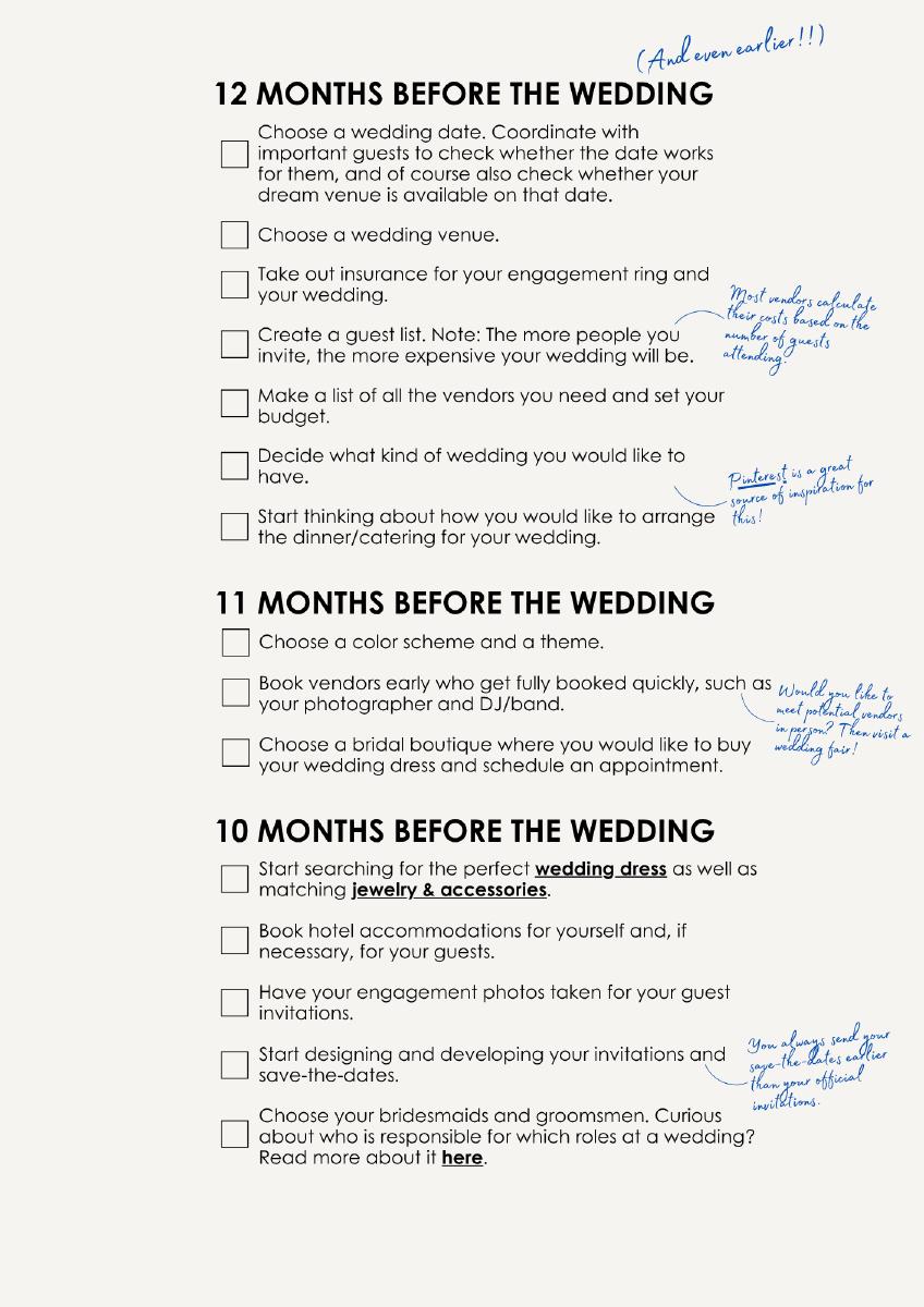 The Ultimate Wedding Checklist 2026