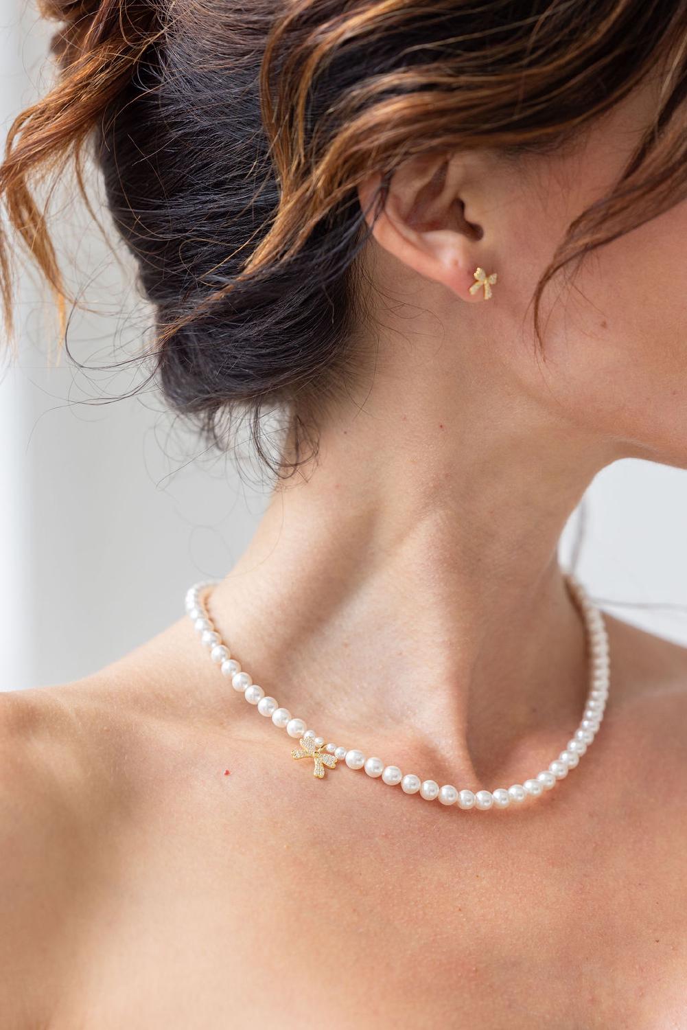 Ariane Necklace, Women, Gold