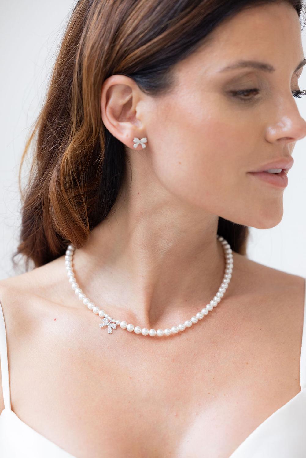 Ariane Necklace, Women, Silver