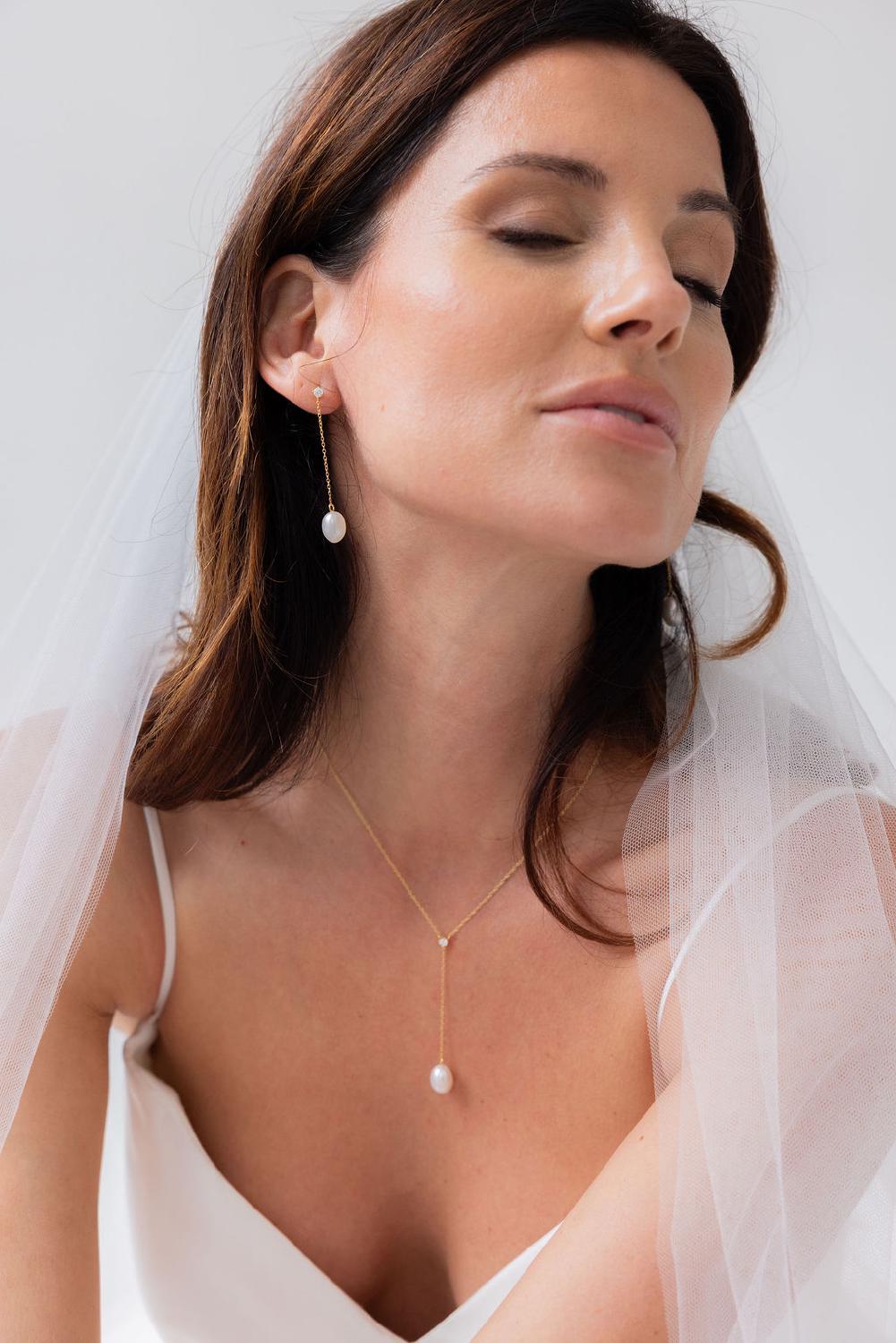 Ashley Necklace, Women, Gold