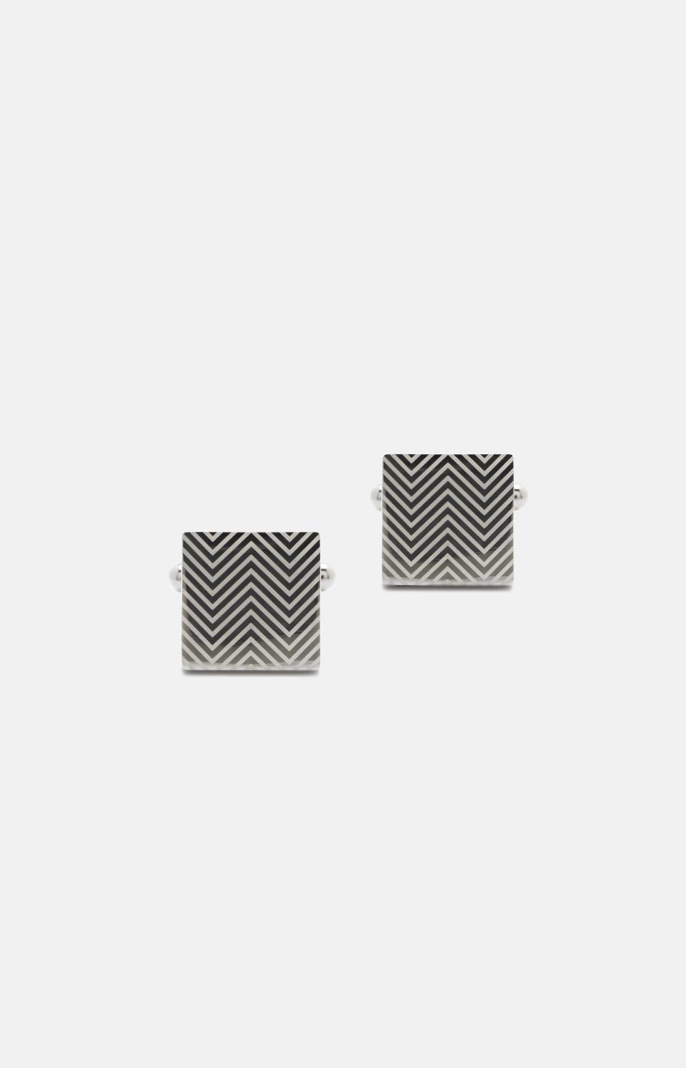 Chevron-Manschettenknöpfe – Wieber