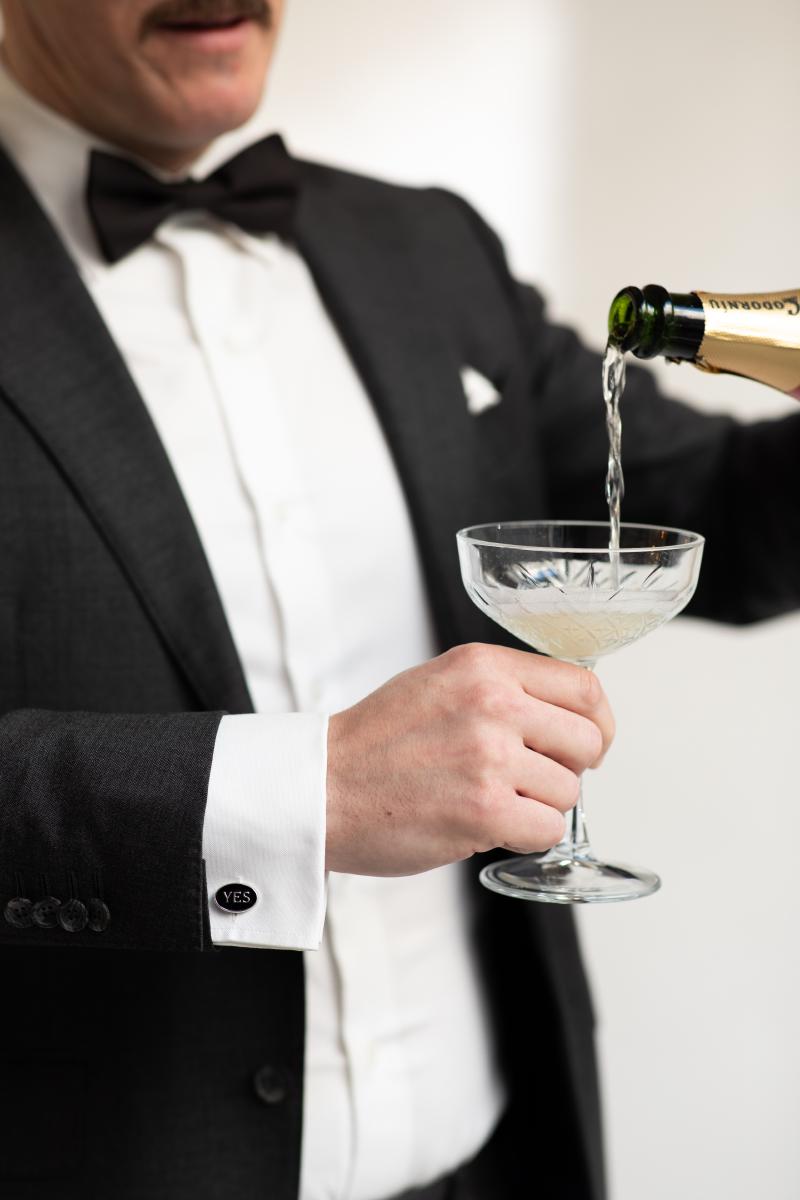 Yes Yes Cufflinks from Abrazi 