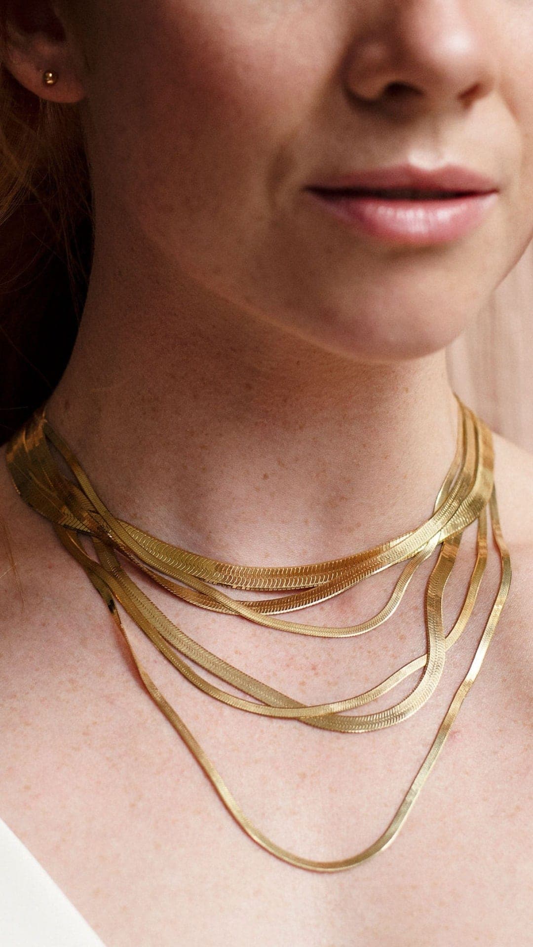 Thin Magic Necklace, Era, Women, Gold