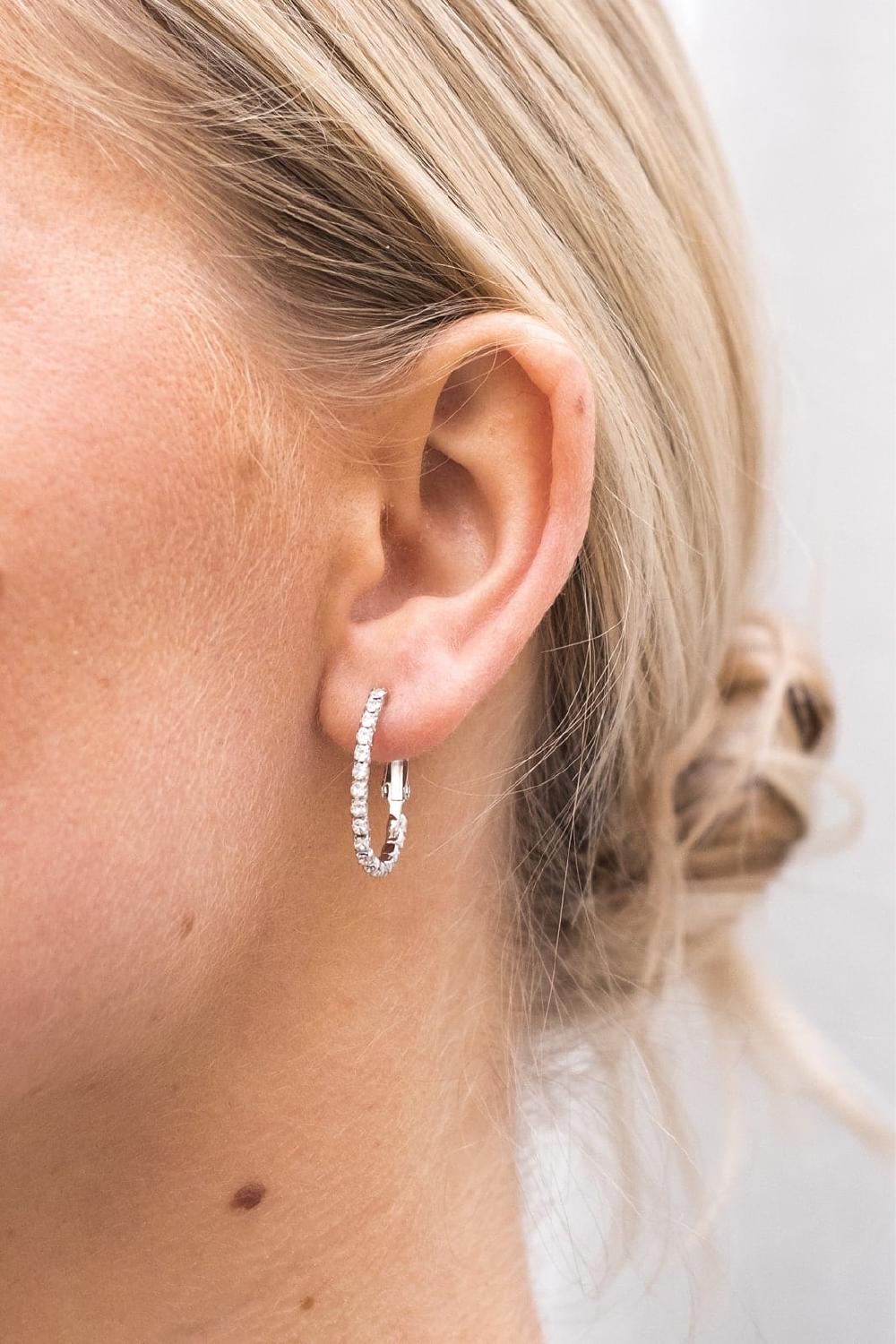 Naomi Earrings, Women, Silver