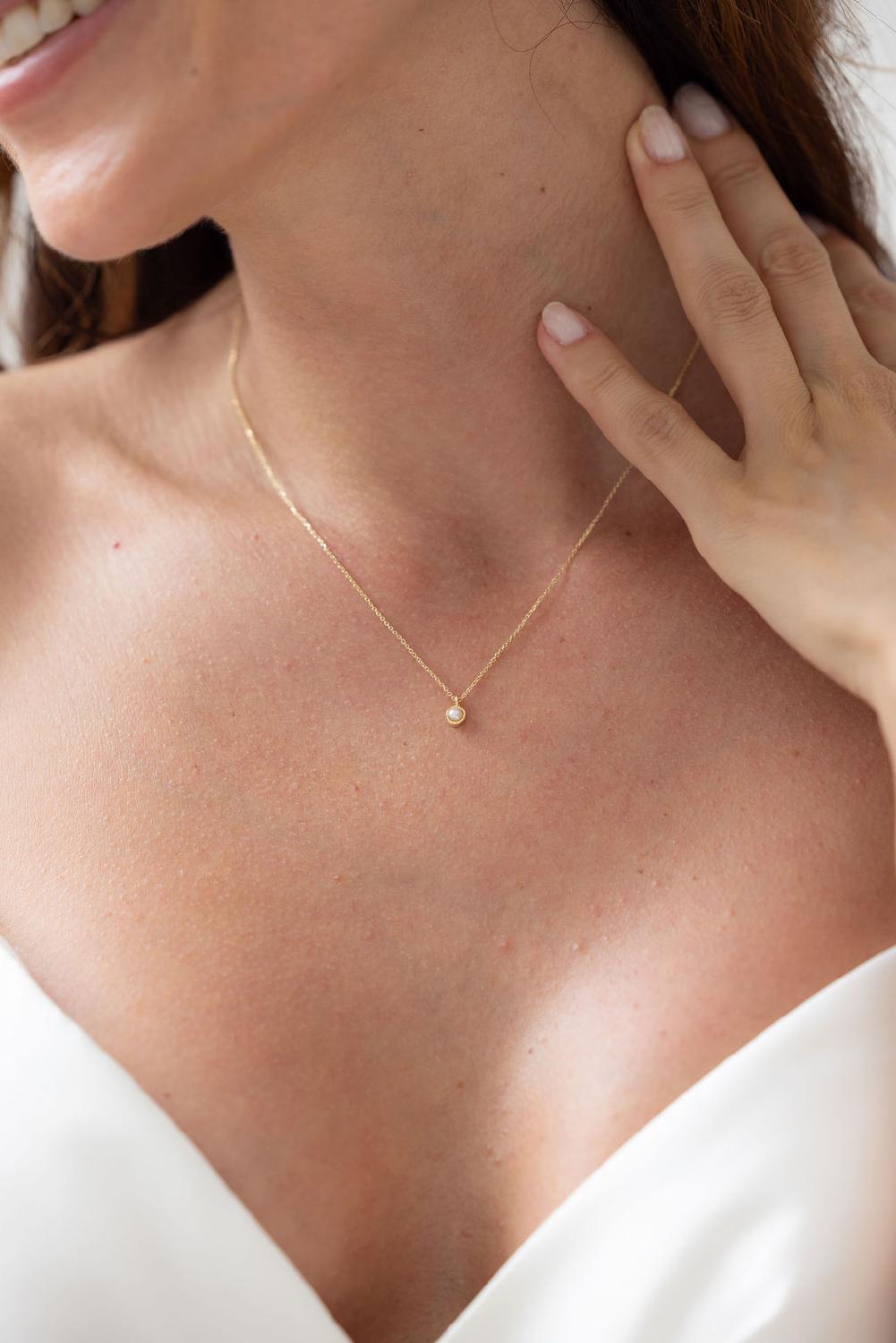Leia Necklace, Women, Gold