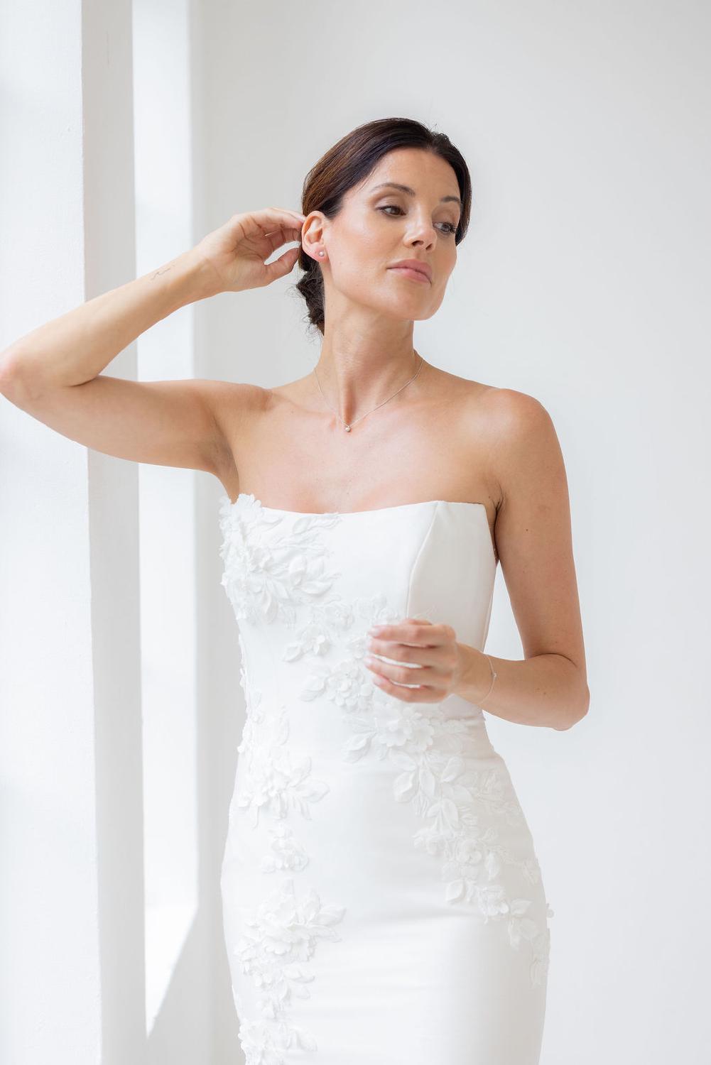 Leia Earrings, Women, Silver