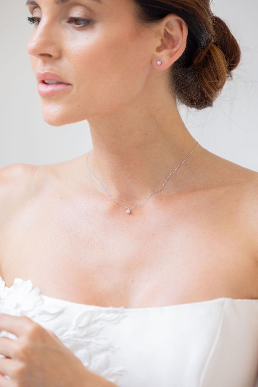 Leia Necklace, Women, Silver