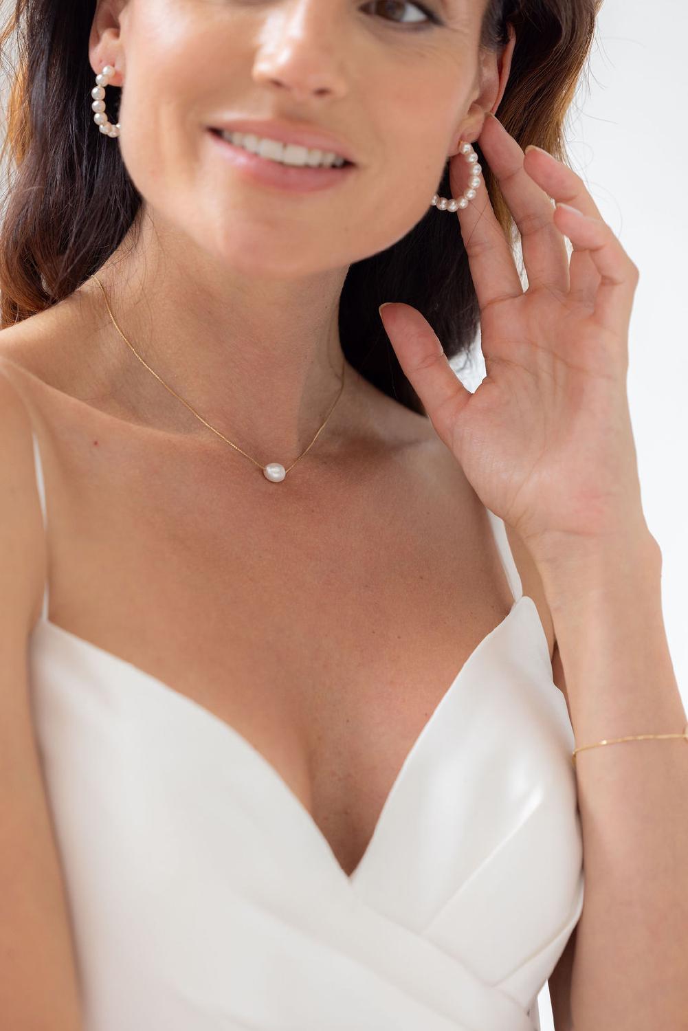 Lola Necklace, Women, Gold