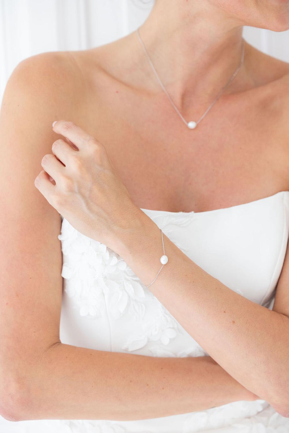 Lola Necklace, Women, Silver