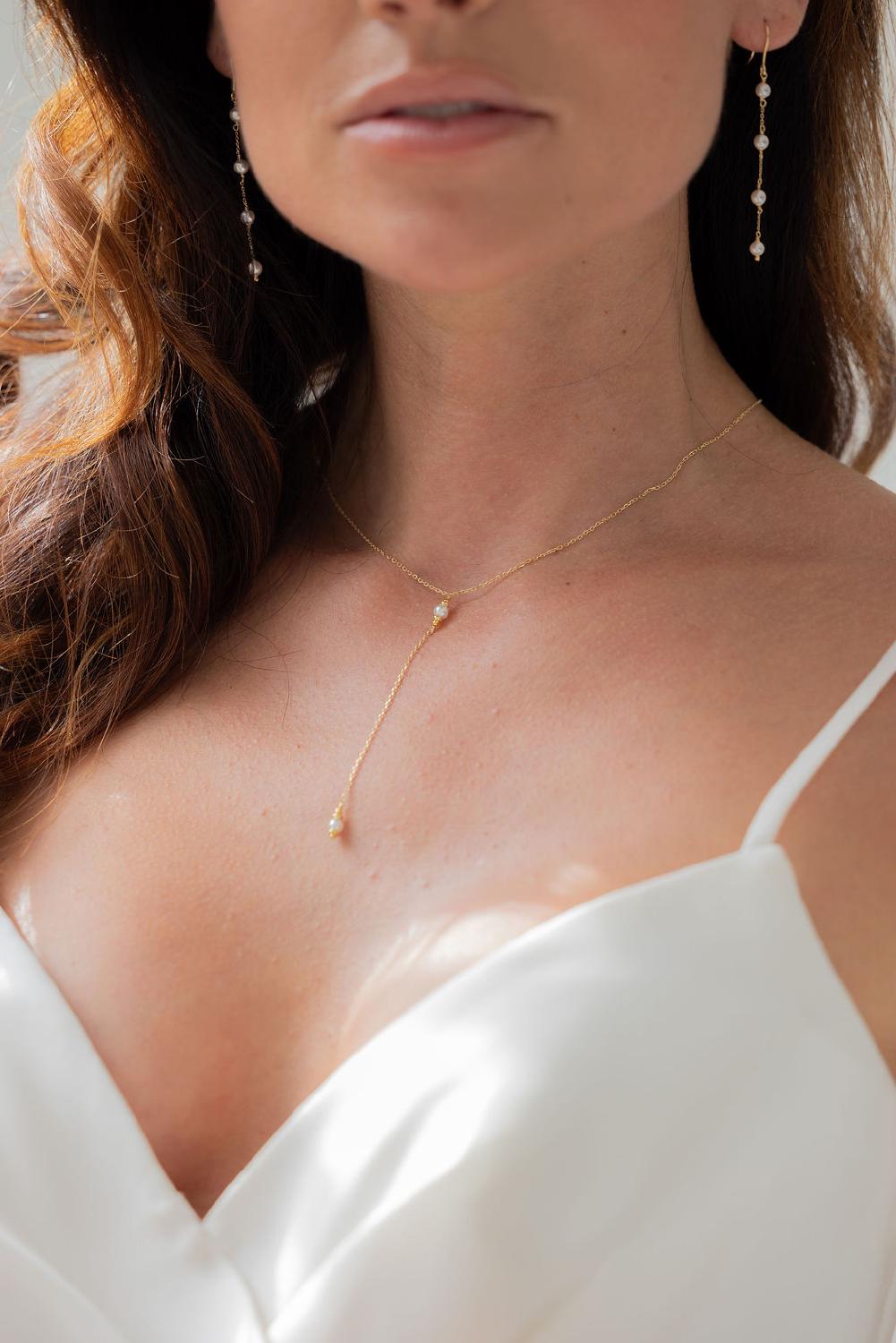 Lou Necklace, Women, Gold