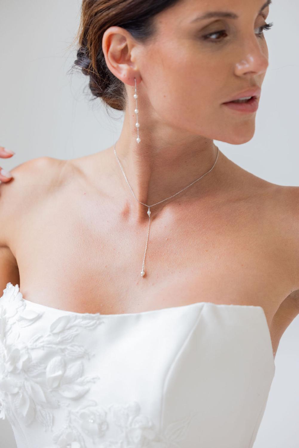 Lou Necklace, Women, Silver