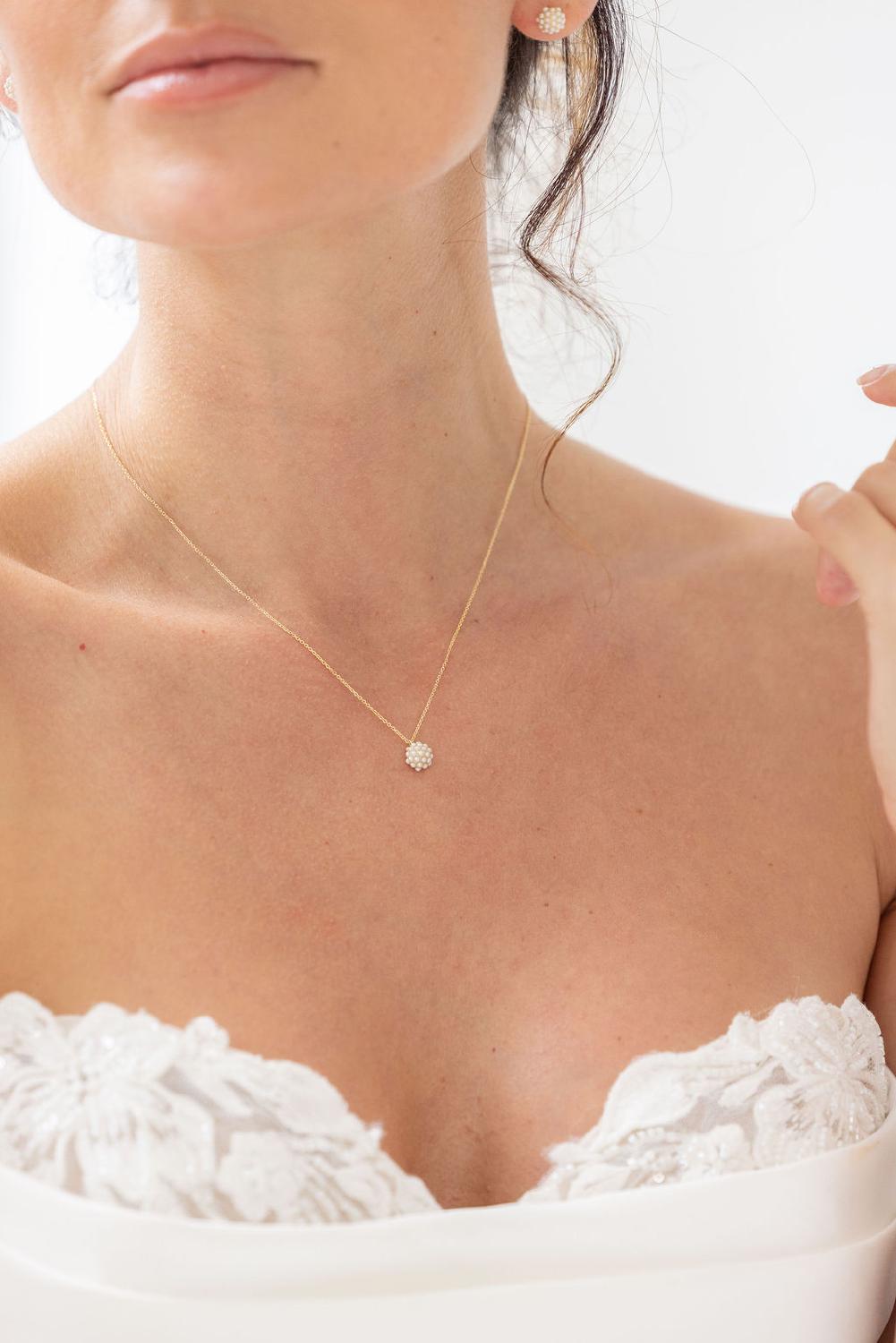 Lucia Necklace, Women, Gold