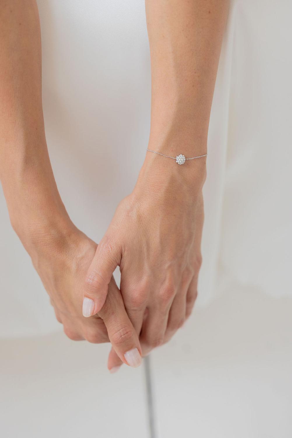 Lucia Bracelet, Women, Silver