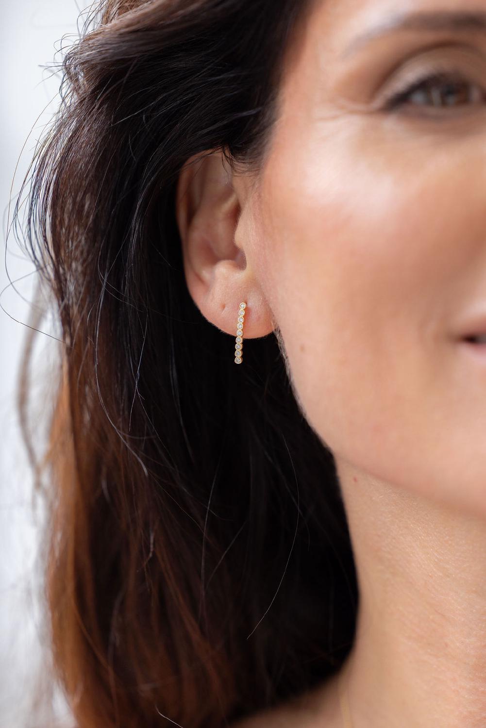Mila Earrings, Women, Gold
