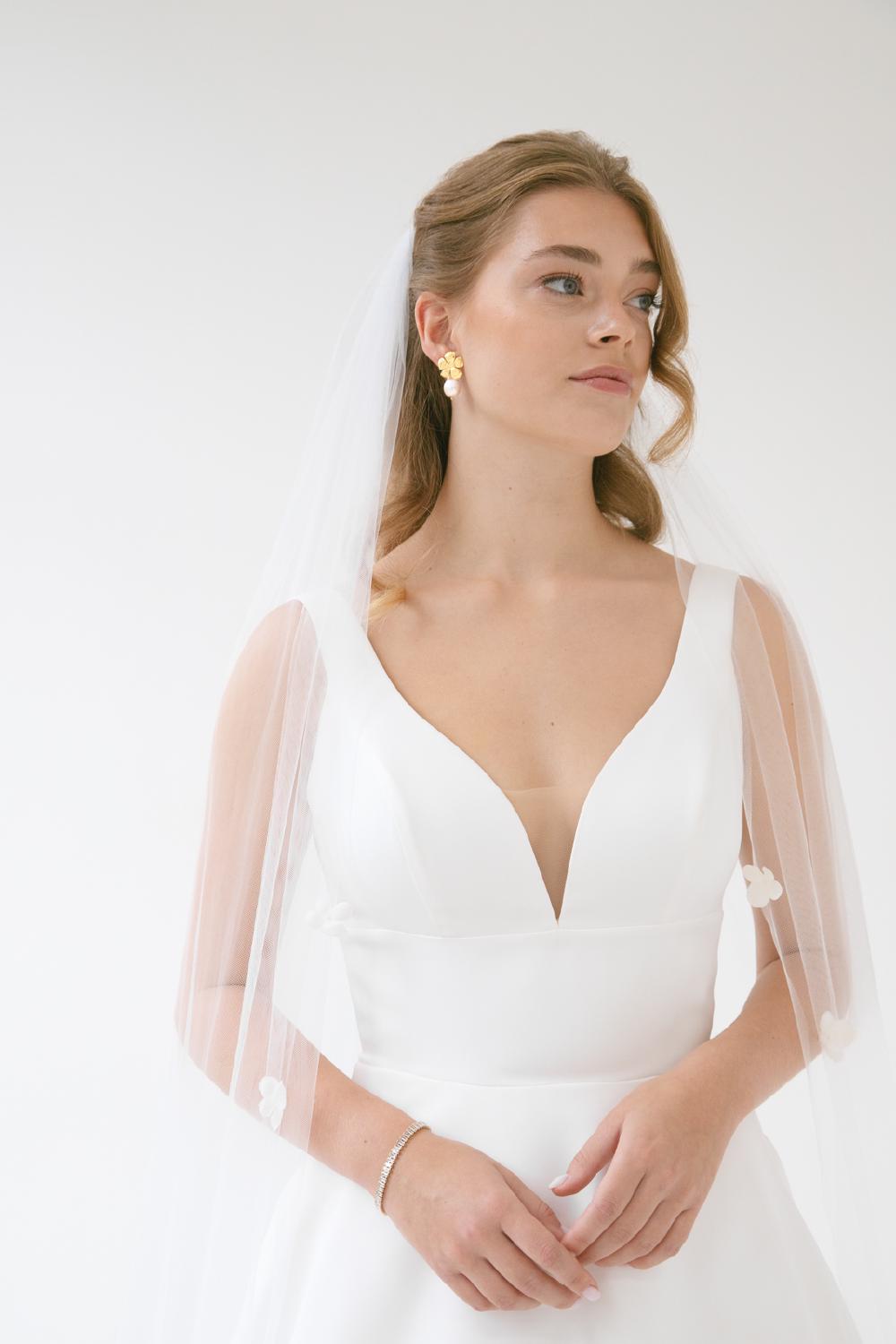 July Veil, Women, Ivory