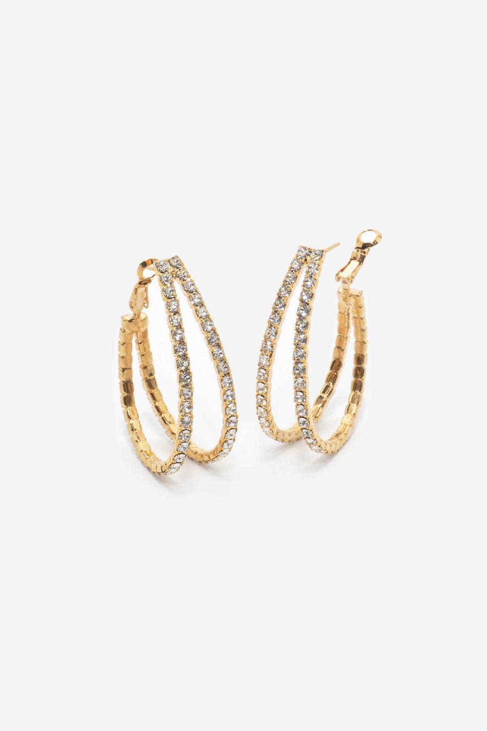 Marilyn Earrings, Women, Gold