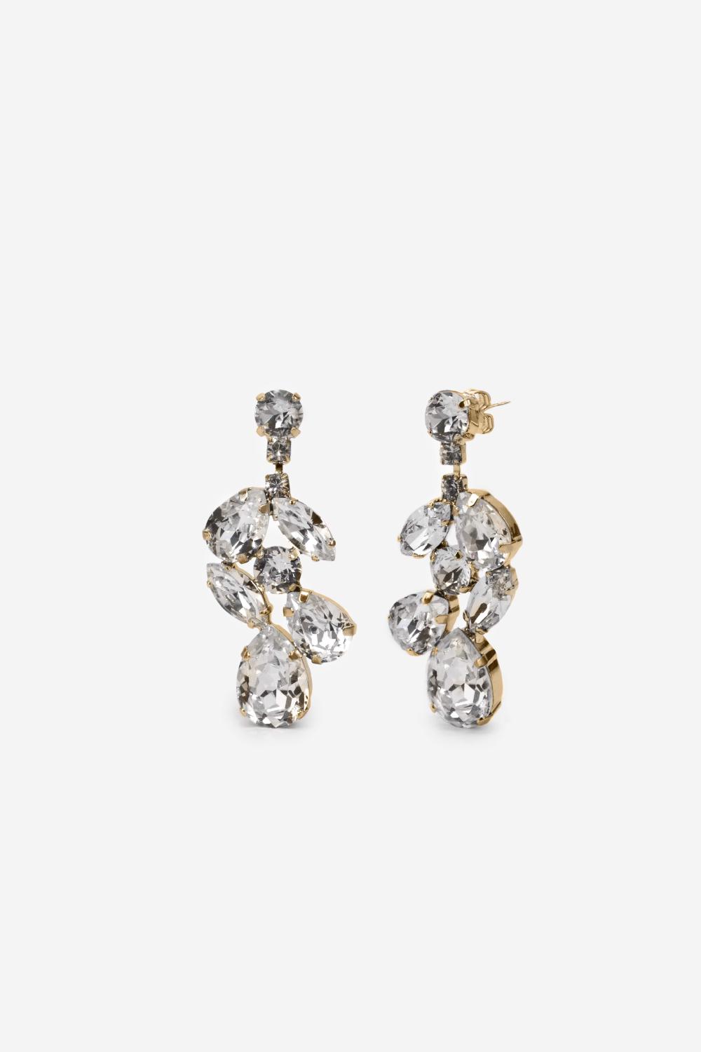 Isabeau Earrings, Women, Gold