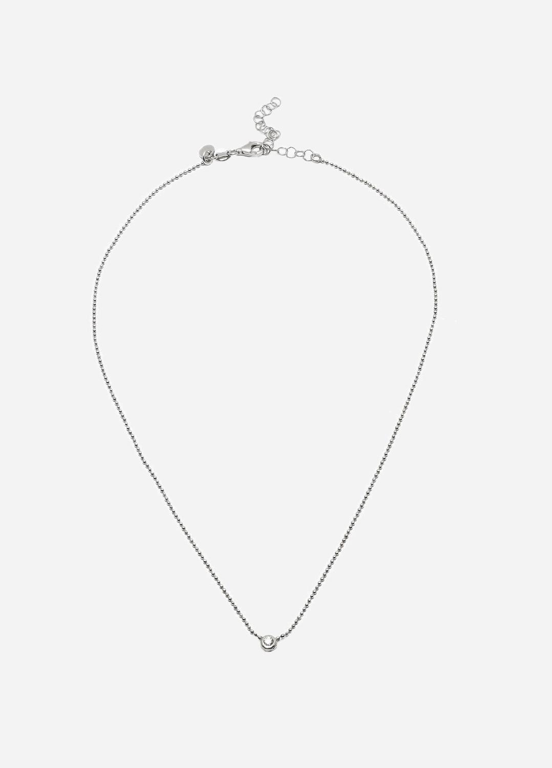 Dainty Necklace, Women, Silver