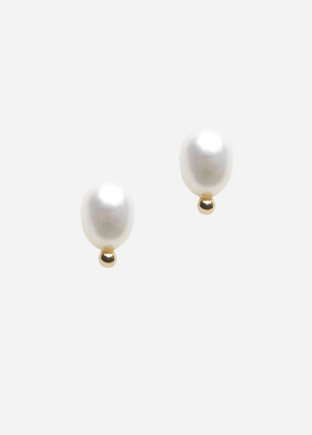 Novel Pearl Earrings, Women, 