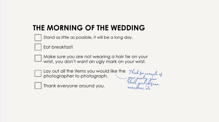 The Ultimate Wedding Checklist 