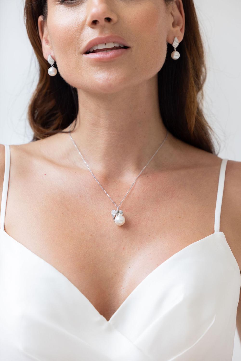 Violet Necklace, Women, Silver